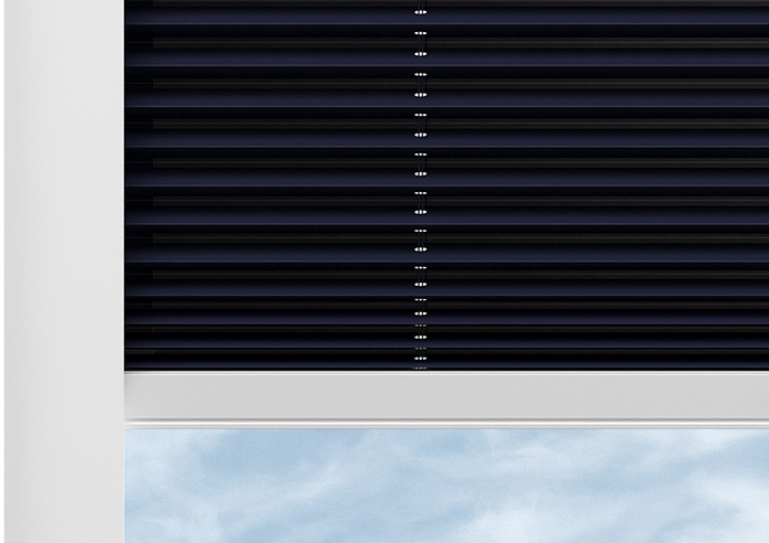 Pleated (Blackout), Navy - Perfect Fit Blind - Image 9